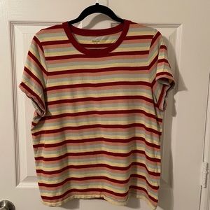 Made well striped shirt